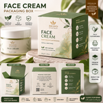 Custom Face Cream Packaging Box | Luxury Cosmetic Box Printing | Custom Size | Matte & Gloss Finish | MOQ 100 | Fast Delivery